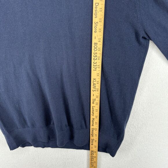 GREYSON Sweater Mens M Cheyenne V-Neck Merino Wool Blend Golf Pullover Blue - Picture 13 of 14